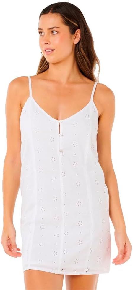 RIP CURL OASIS BRODERIE SLIP DRESS