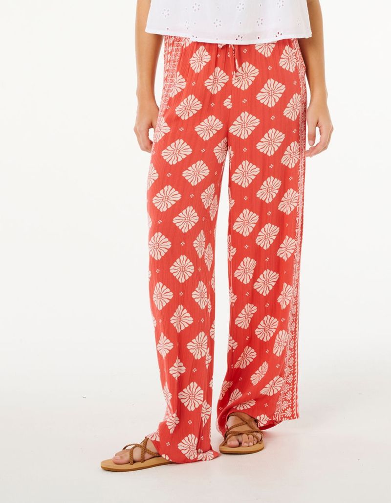 RIP CURL VENTURA WIDE LEG PANT RED