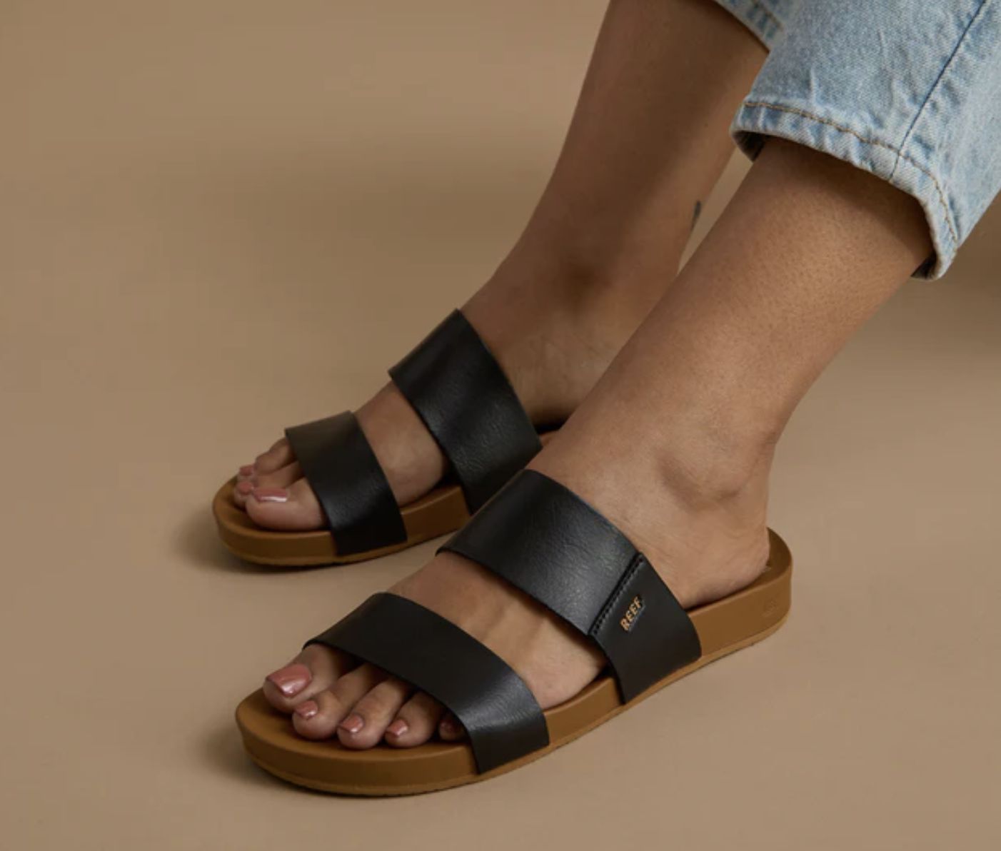 REEF CUSHION VISTA - BLACK/NATURAL