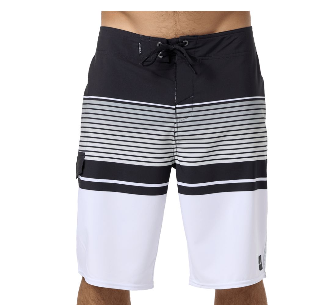 O'NEILL LENNOX STRIPE 21'' BOARDSHORT - WHITE