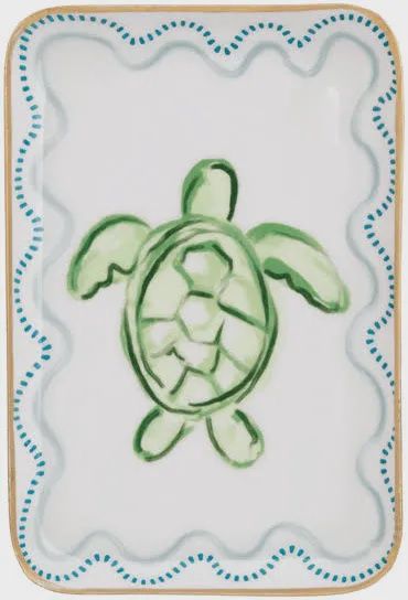 TURTLE SEA ENAMEL TRAY