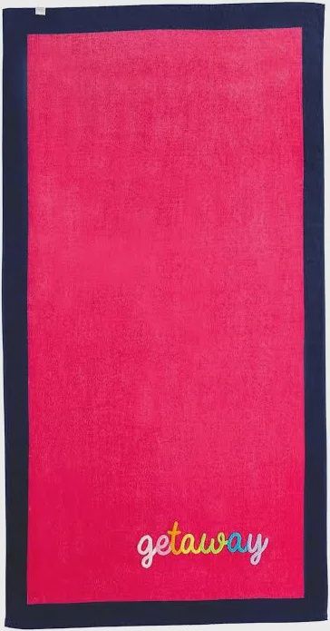 BOUCLE BEACH TOWEL-PINK