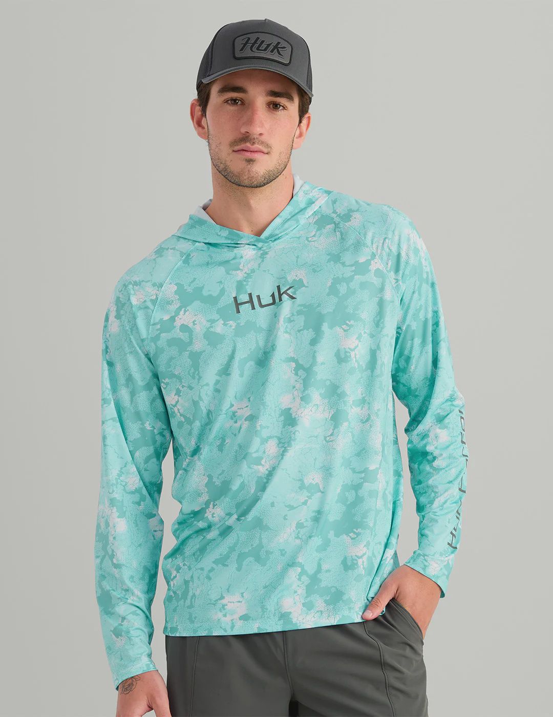HUK AIRWEIGHT HOODIE KC-CAICOS