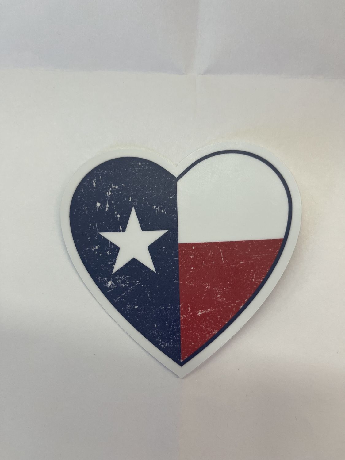TEXAS FLAG HEART