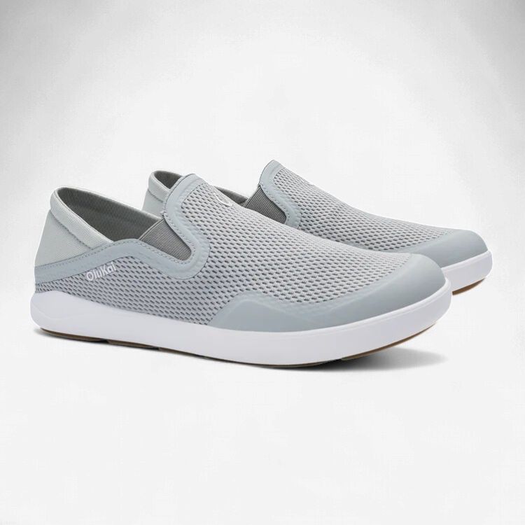 OLUKAI MOKU SLIP-ON CLOUD GREY / ASH