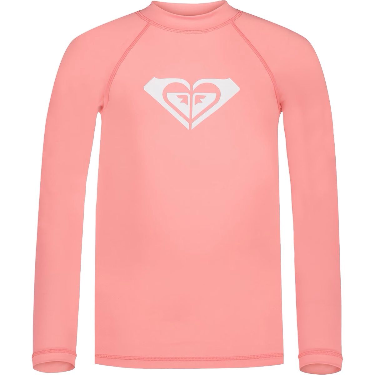 ROXY GIRLS WHOLE HEARTED LS RASHGUARD PLUMERIA