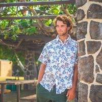 WESTERN ALOHA TAHITIAN PAREU WHITE SS SNAP