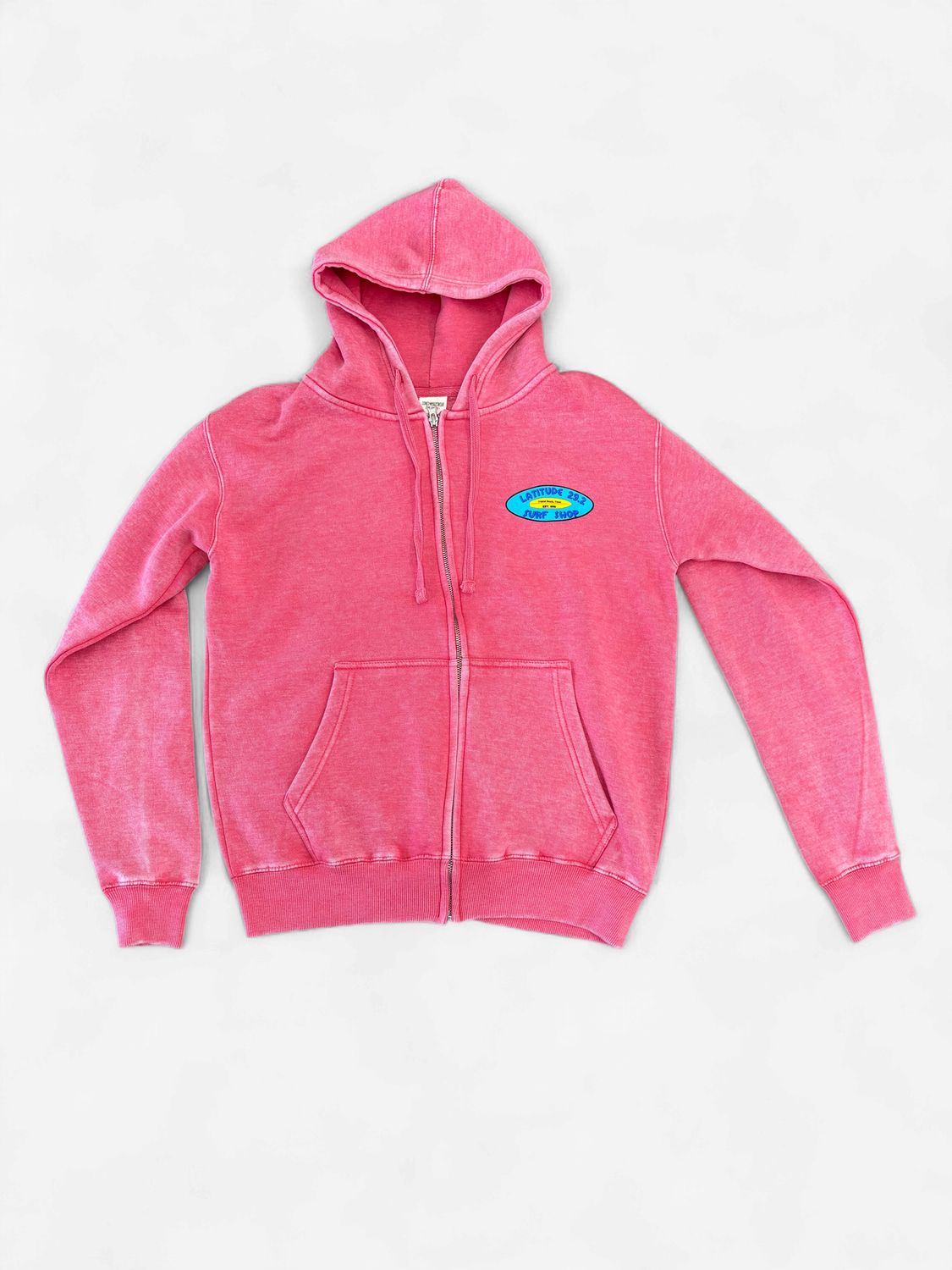 OG LOGO ZIP HOODIE - WATERMELON