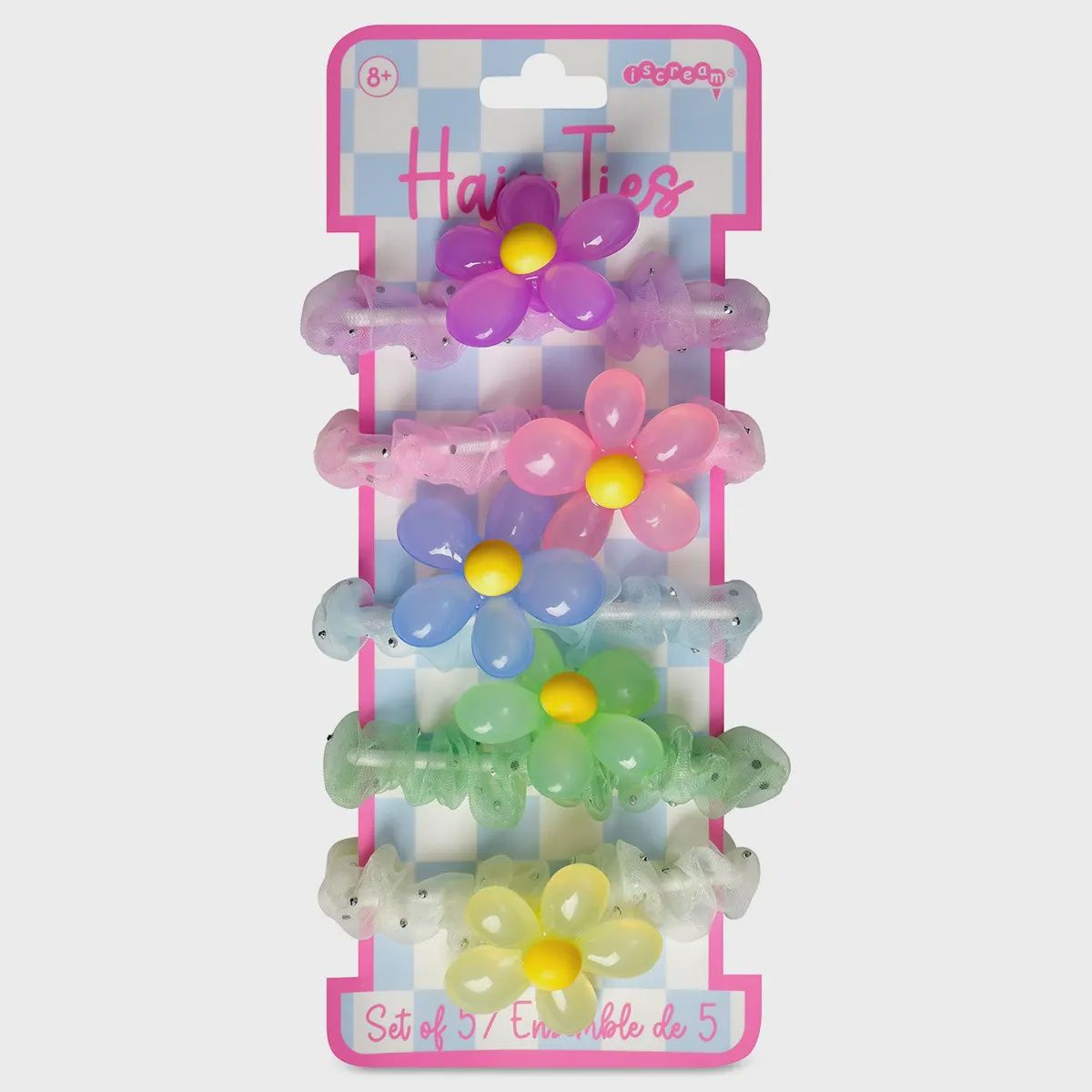 ISCREAM FLOWER HAIR TIE SET