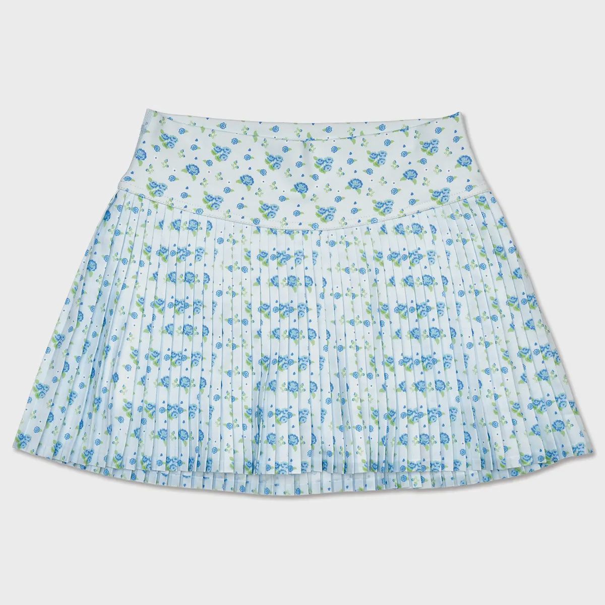 ISCREAM TENNIS SKORT BLUE FLORAL