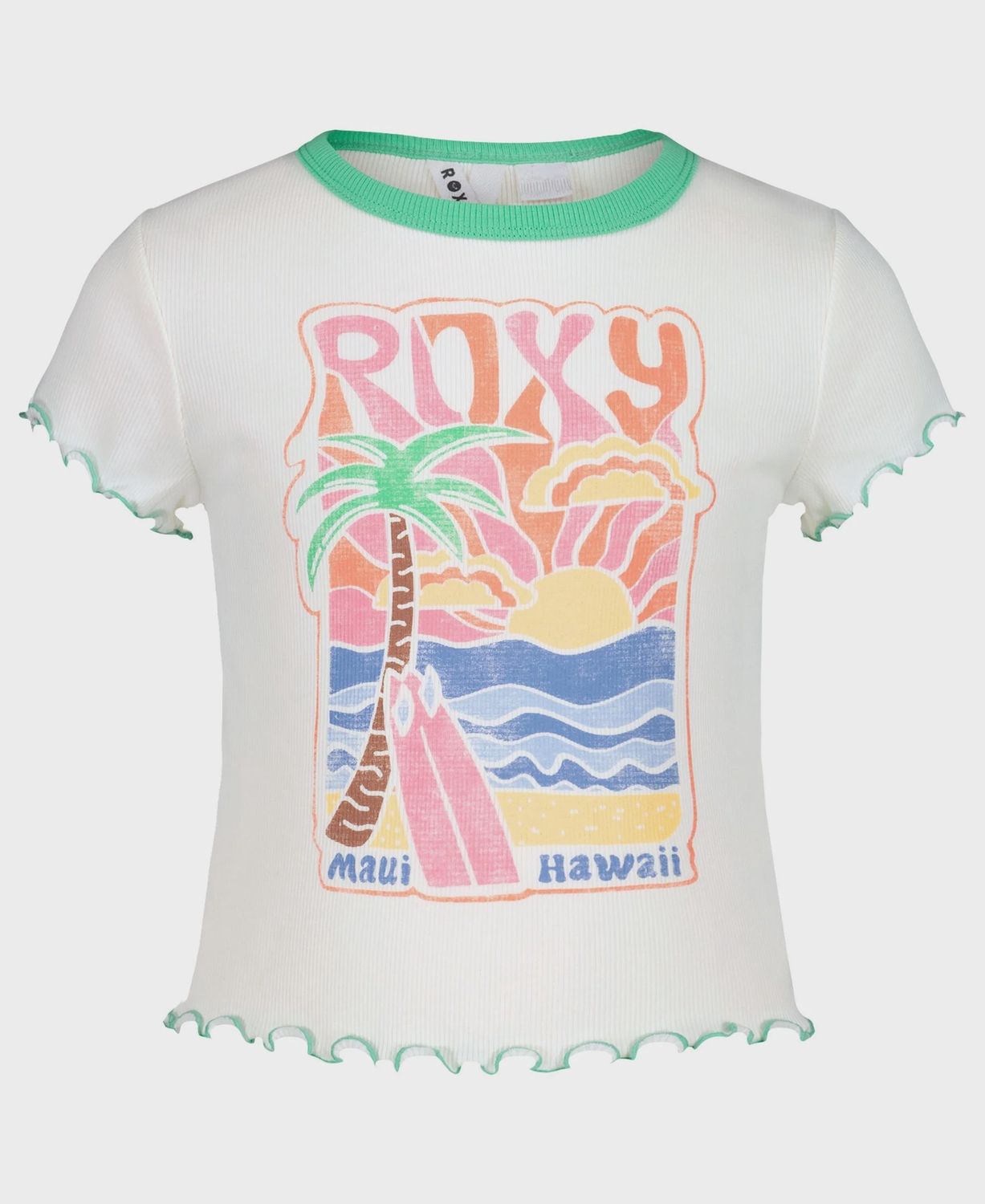 ROXY GIRL'S OCEAN POSTER BABY TEE