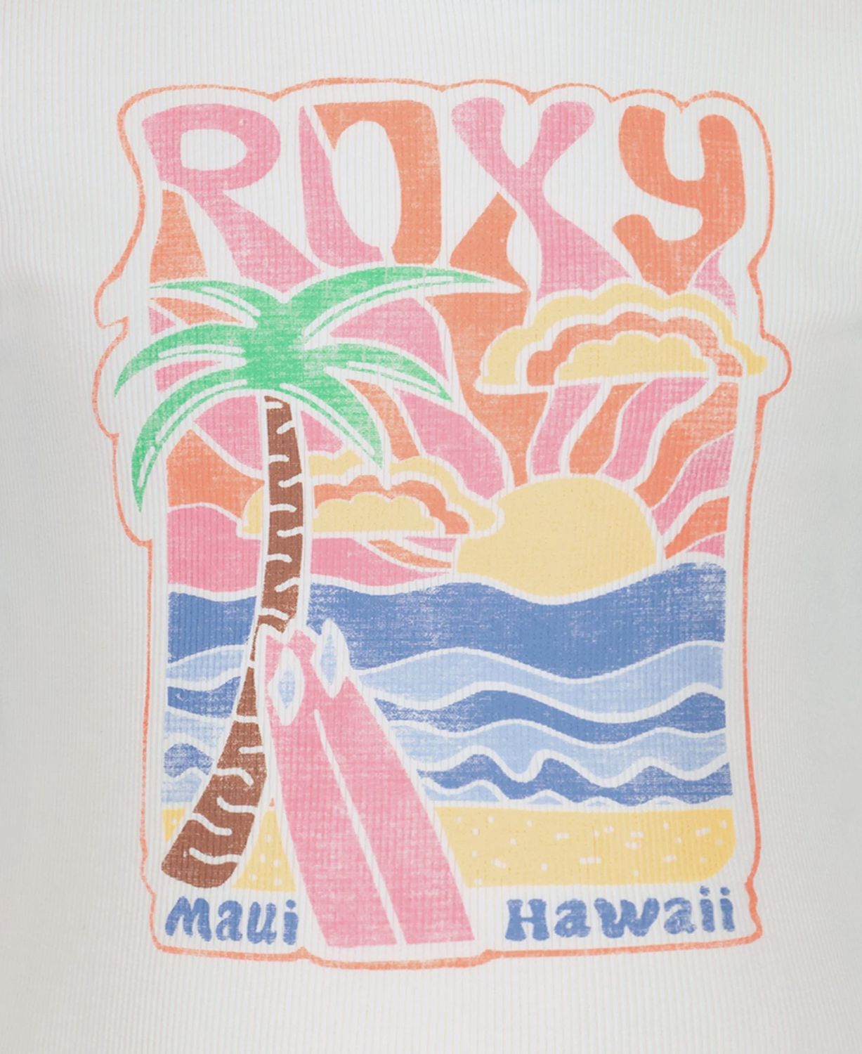 ROXY GIRL'S OCEAN POSTER BABY TEE
