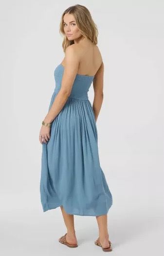 O’NEILL PIPER MIDI DRESS PRBL