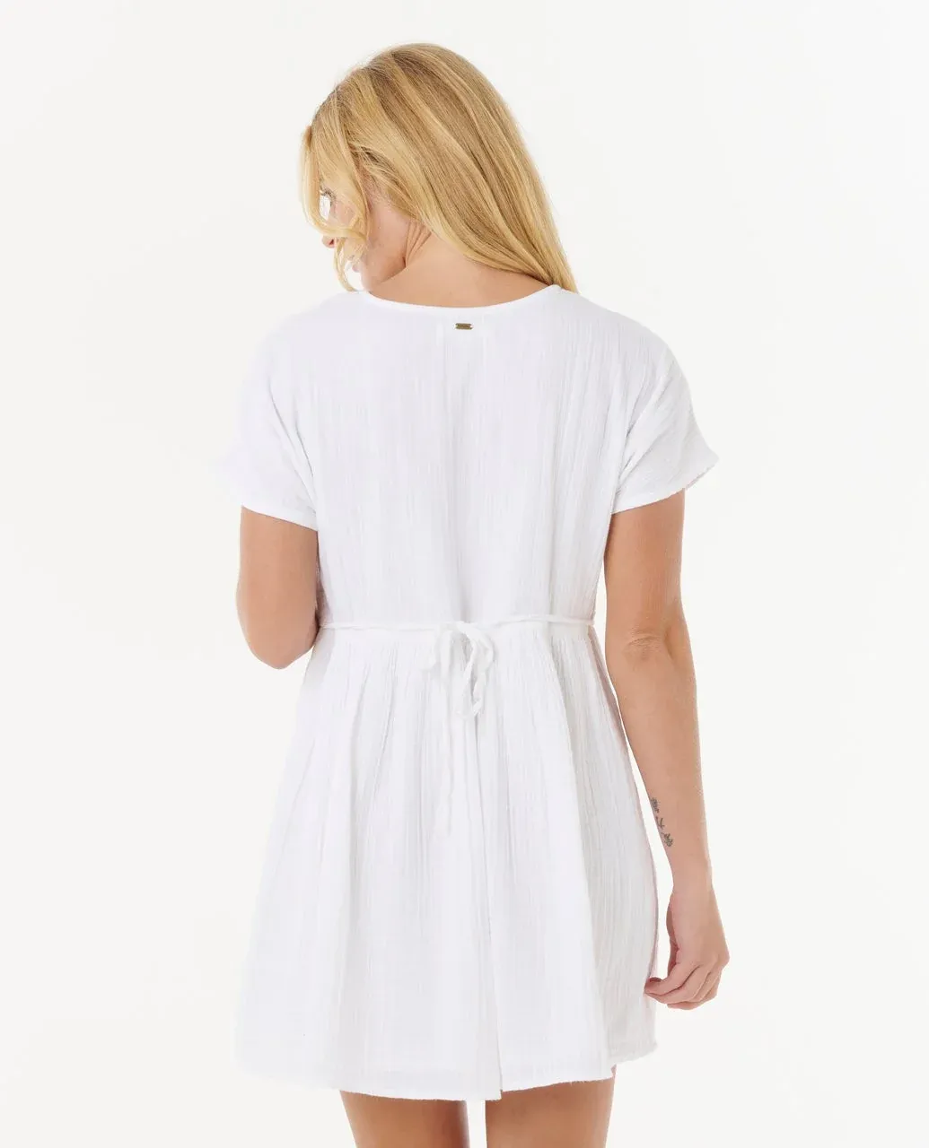 RIP CURL PREMIUM SURF S/S DRESS WHITE