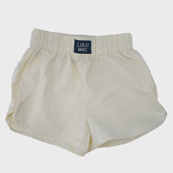 LULU MAC LM-KSH-1000 KIDS SOLID SHORTS-WHITE