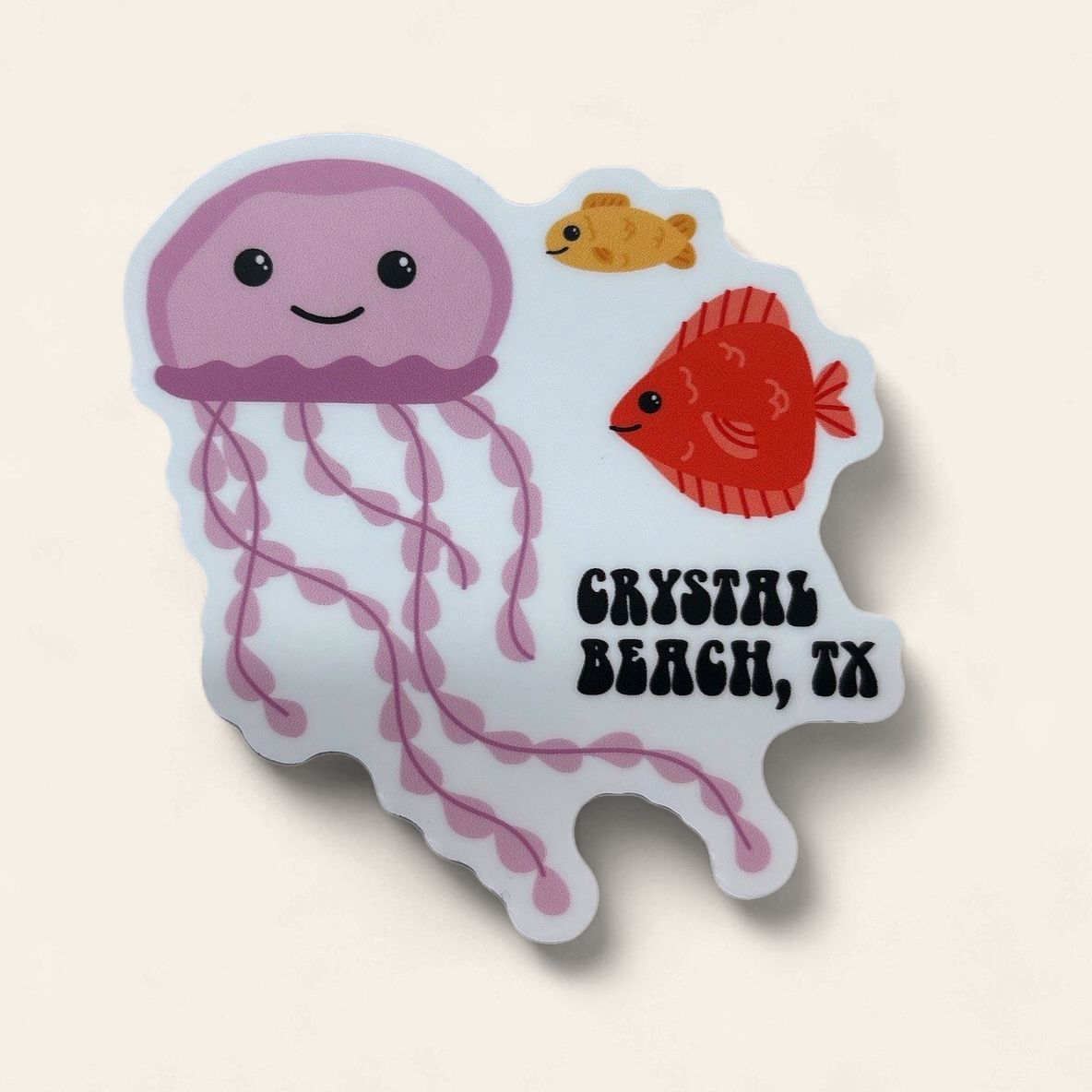 DON'T BE JELLY JELLY FISH - CRYSTAL BEACH, TX | STICKER