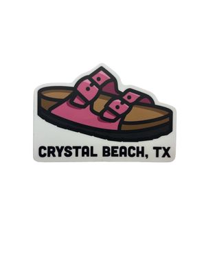 PINK BIRK - Crystal Beach, TX | STICKER