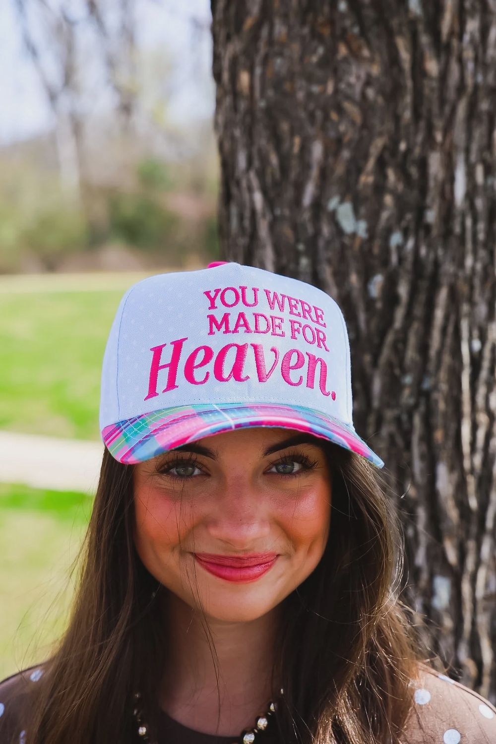 YOU WERE MADE FOR HEAVEN CANVAS CAP