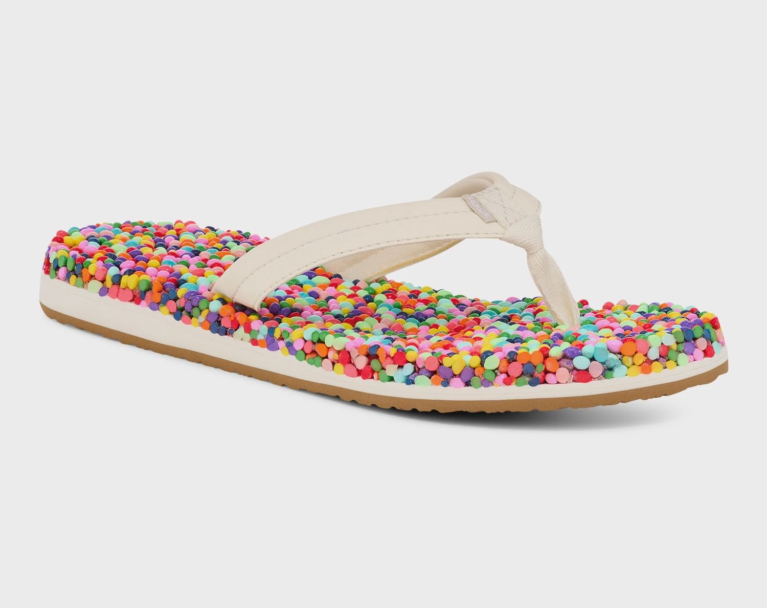 SANUK BUBBLE SANDAL BUBBLECUSH RAINBOW CONFETTI - TODDLER