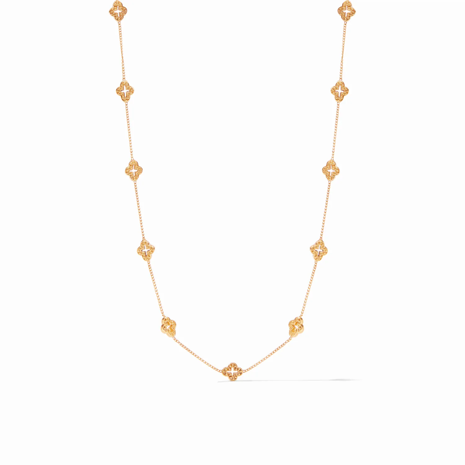 JULIE VOS FLORENTINE DEMI DELICATE STATION NECKLACE-OS - GOLD