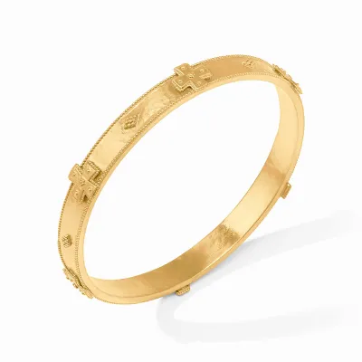 JULIE VOS CANTERBURY BANGLE-M - GOLD