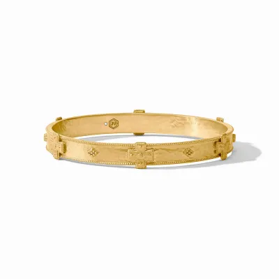 JULIE VOS CANTERBURY BANGLE-M - GOLD