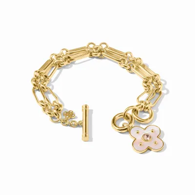 JULIE VOS COLETTE LINK BRACELET-CHAMPAGNE-OS - GOLD