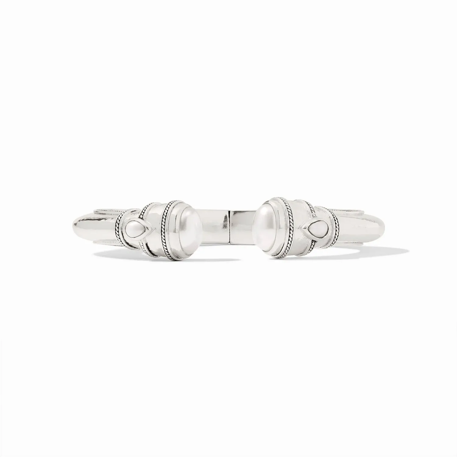 JULIE VOS CANNES DEMI CUFF-PEARL-OS - SIVLER