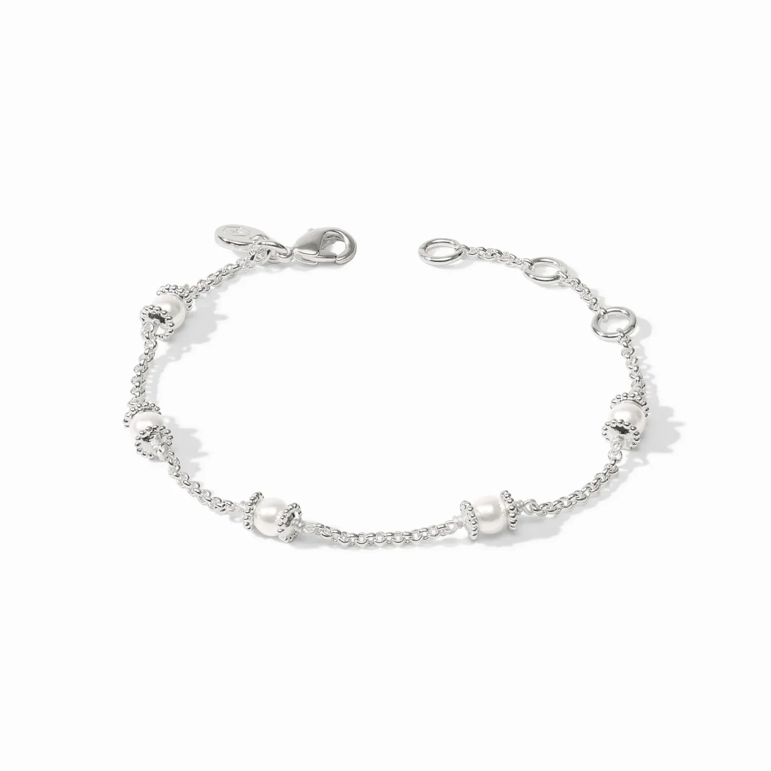 JULIE VOS HYDRA DELICATE BRACELET-PEARL-OSM - SIVLER