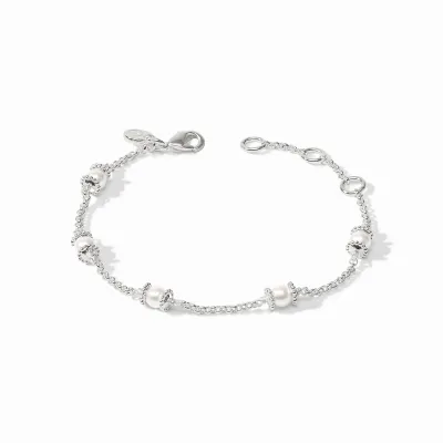 JULIE VOS HYDRA DELICATE BRACELET-PEARL-OSM - SIVLER