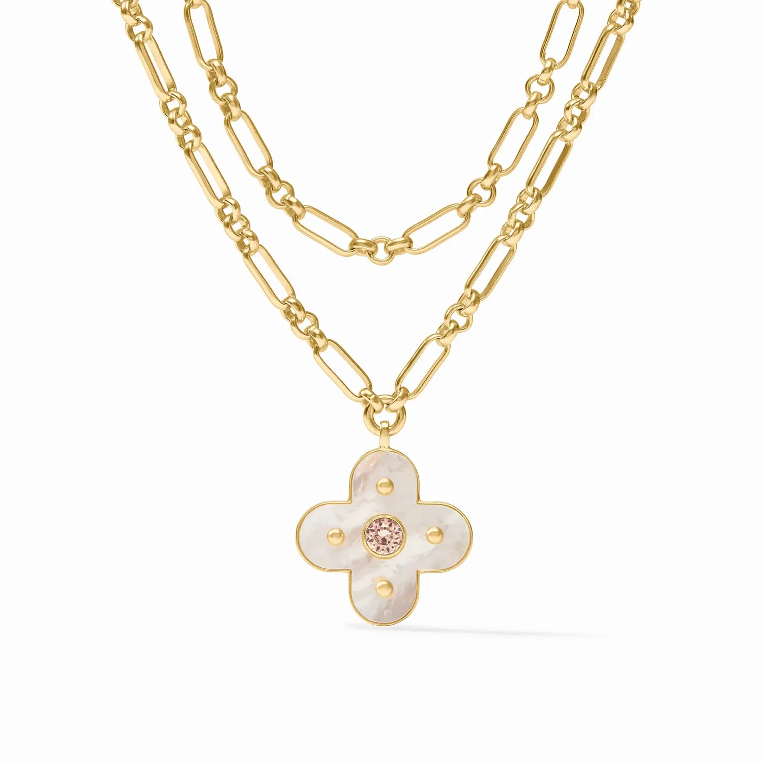 COLETTE STATEMENT NECKLACE - CHAMPAGNE - OS - GOLD