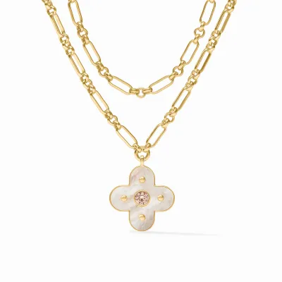 COLETTE STATEMENT NECKLACE - CHAMPAGNE - OS - GOLD