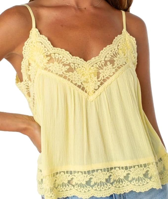 ROXY SHADOW SIDE TANK-YELLOW