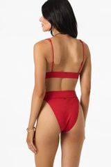 O’NEILL SHOREBREAK RIB CANCUN TOP-LIFEGUARD RED
