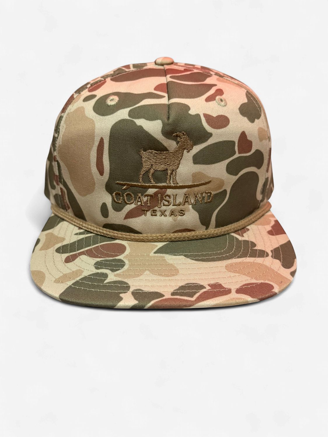 GOAT ISALND HARVEST DUCK CAMO LT BROWN ROPE