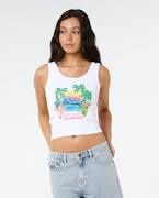 RIP CURL TOPANGA CANYON TANK- WHITE