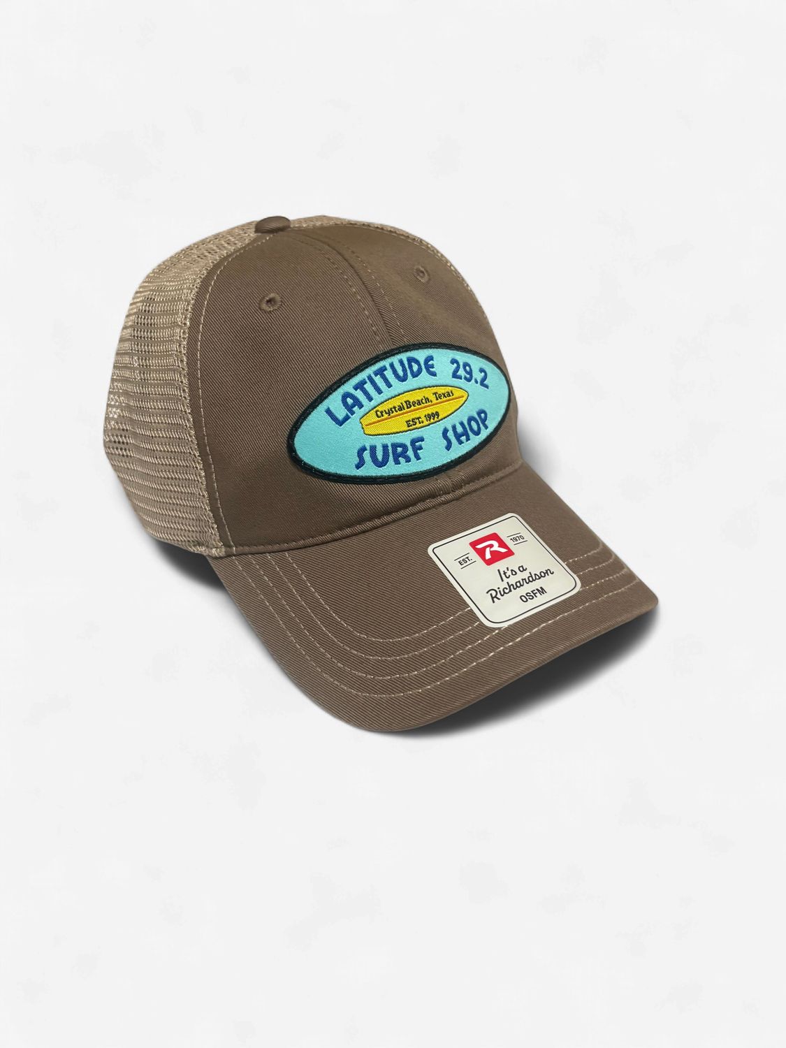 RICHARDSON 111 LATITUDE OG LOGO CAP DRIFTWOOD AND KHAKI UNSTRUCTURED