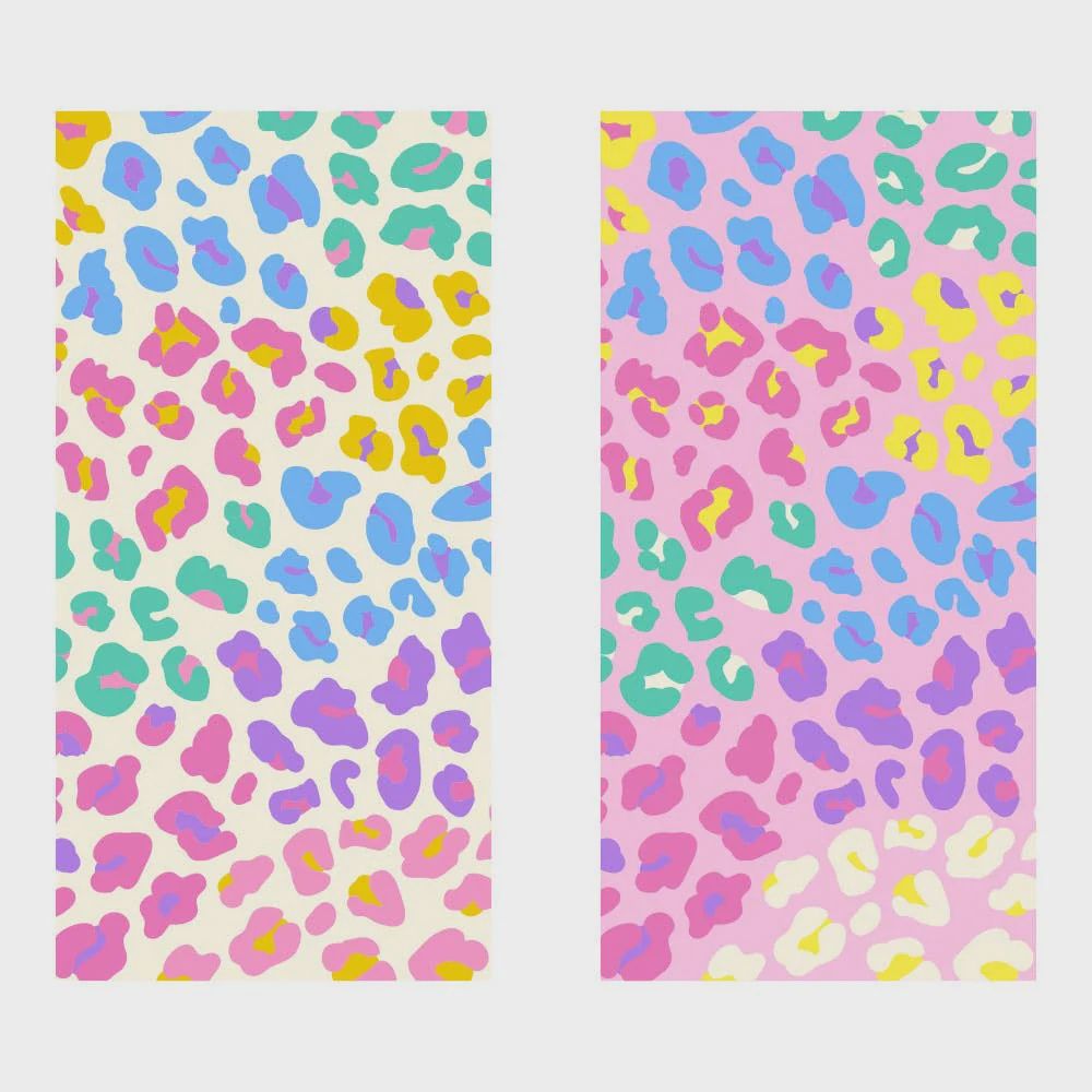 KATYDID MULTICOLORED LEOPARD QUICK DRY TOWEL