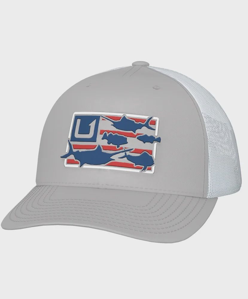 HUK TROPHY FLAG TRUCKER-HARBOR MIST
