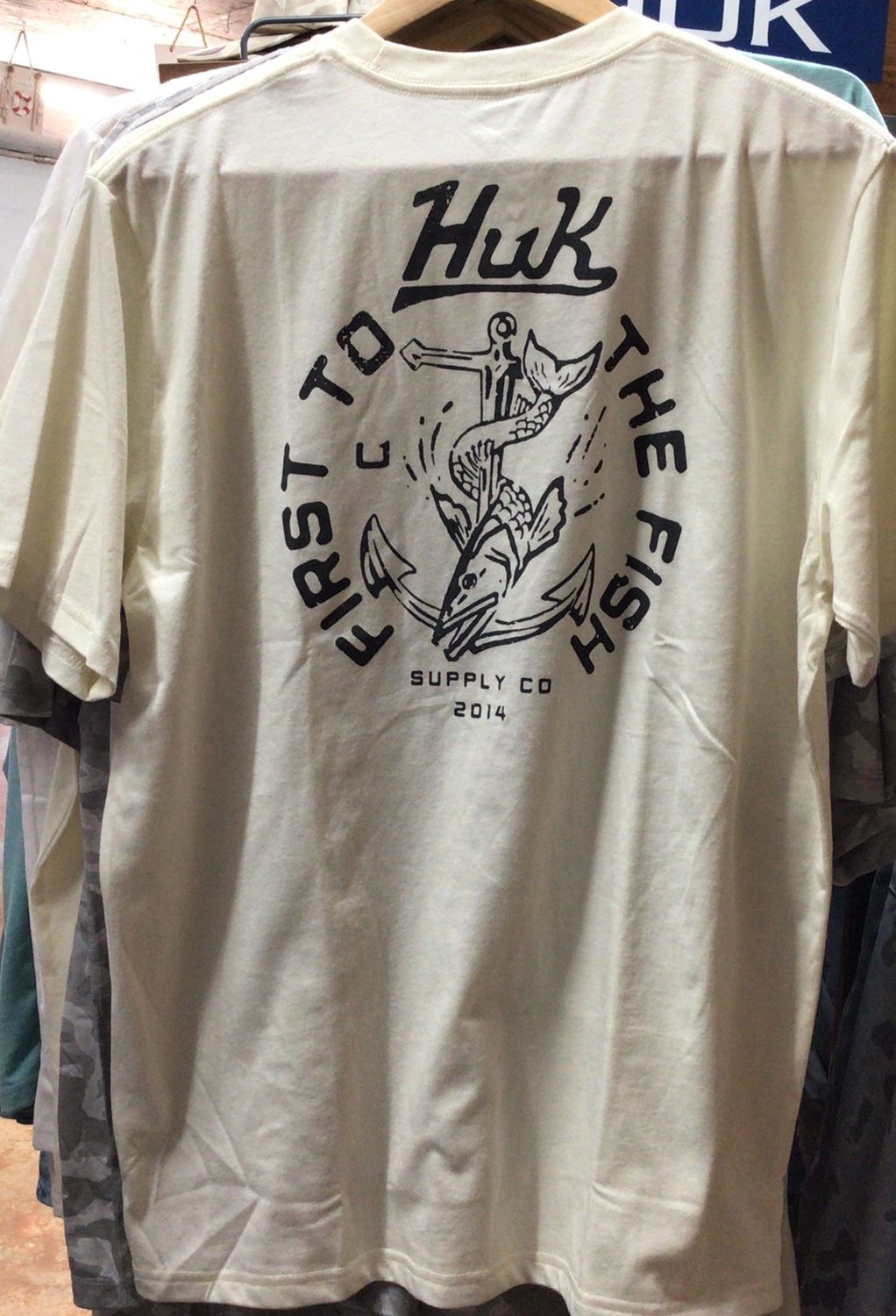 HUK VINTAGE SS TEE-EGRET
