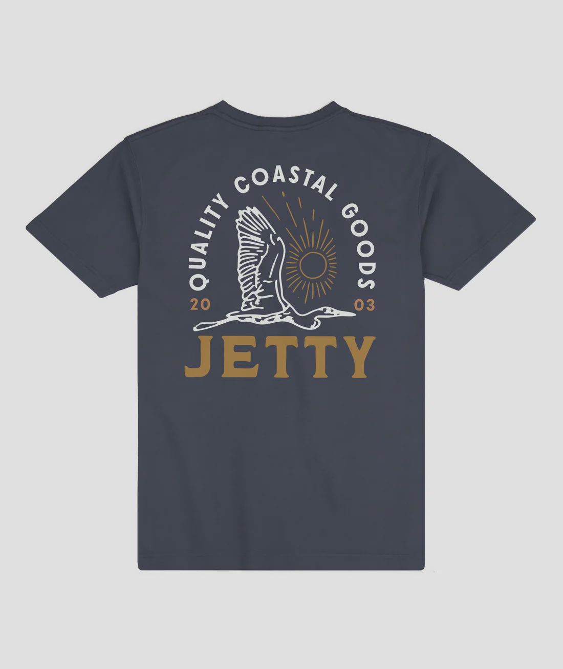 JETTY EGRET TEE- NAVY