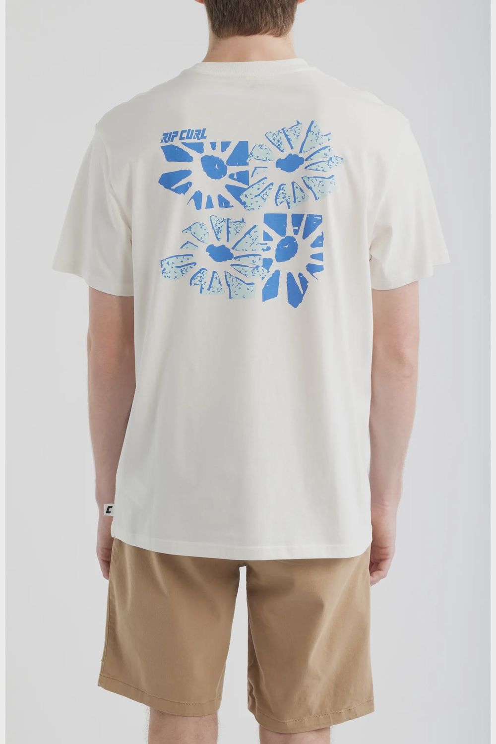 RIP CURL LIQUID TRIPS FLOWER TEE-BONE