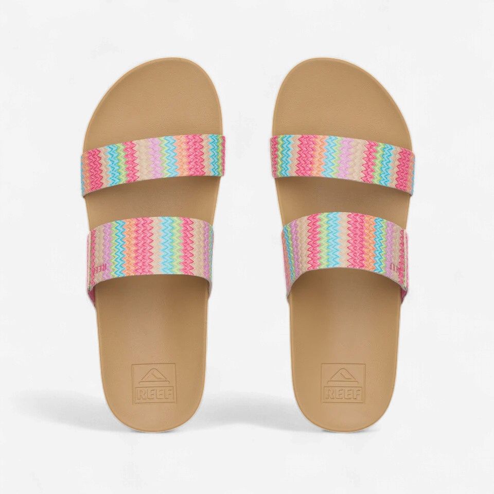 REEF KIDS CUSHION VISTA-PINK/MULTI RAFFIA