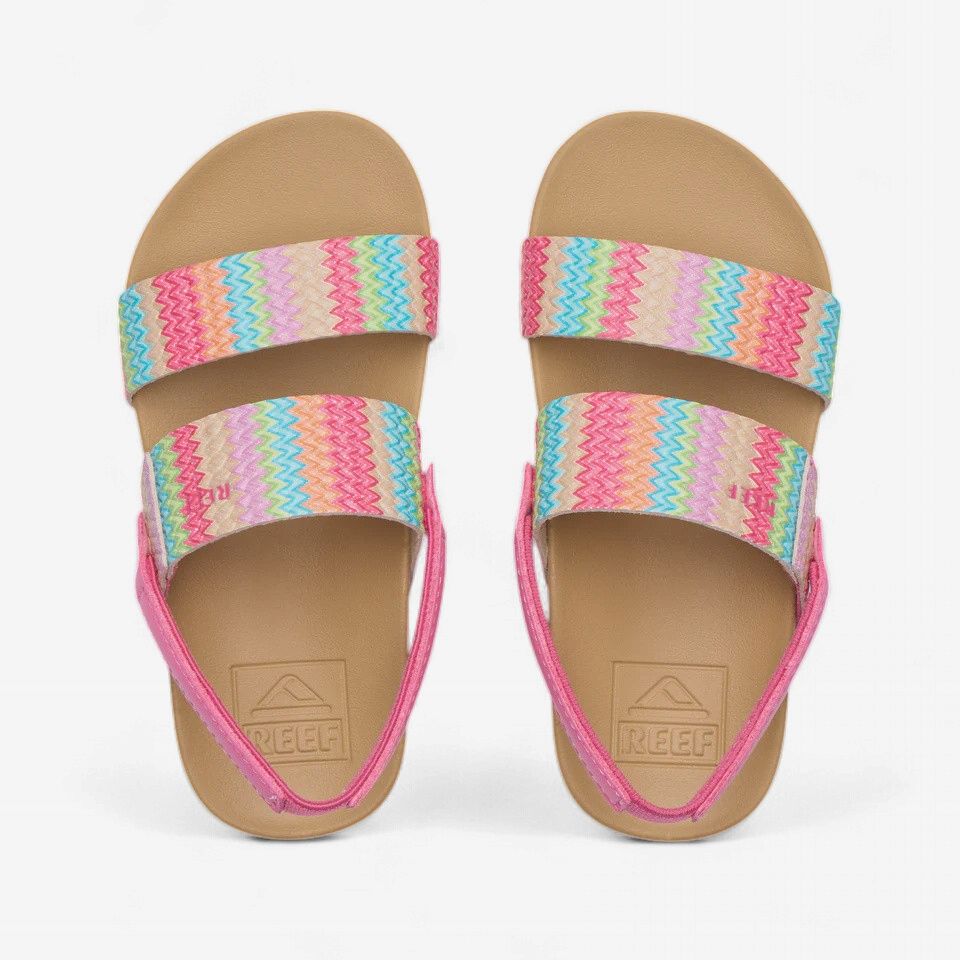 REEF LITTLE CUSHION VISTA-PINK/MULTI RAFFIA