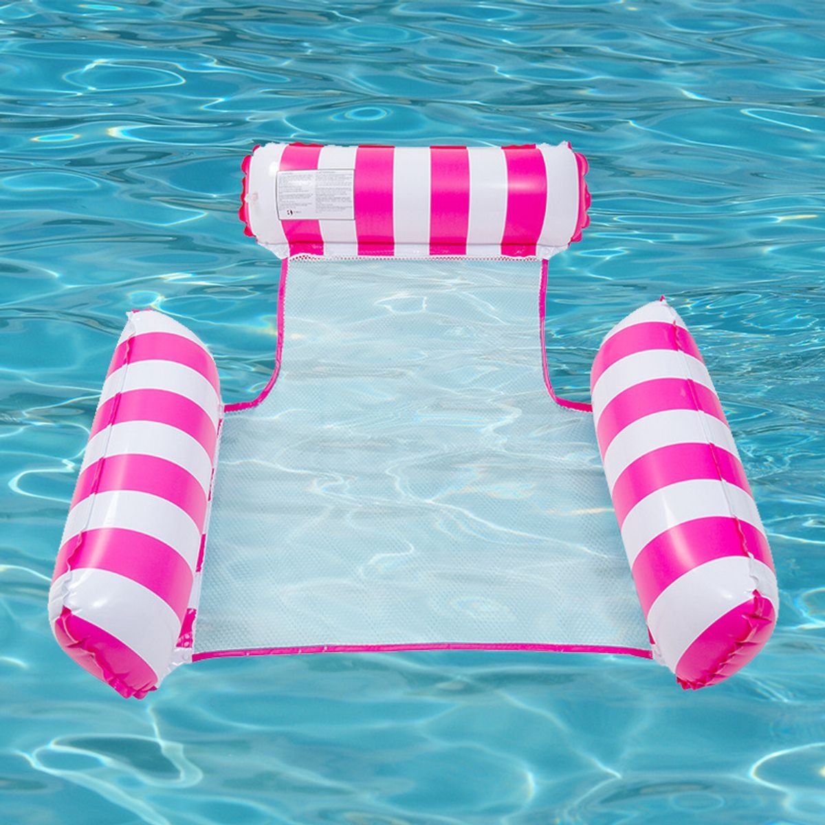 INFLATABLE POOL FLOAT - PINK + BLUE