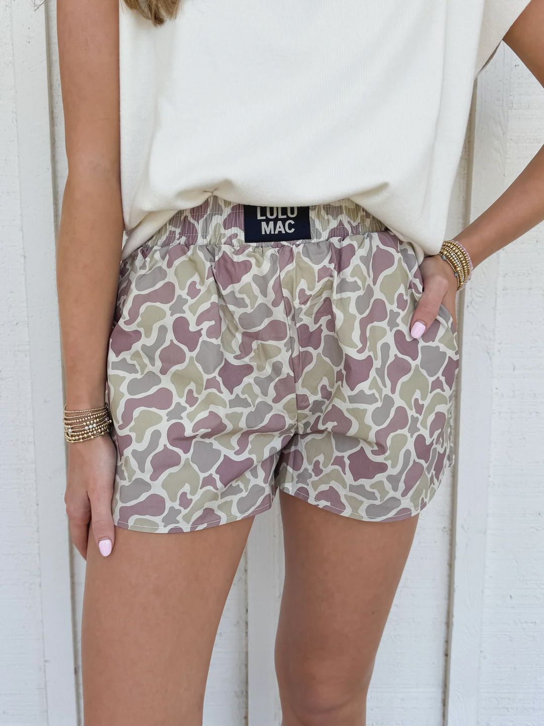LULU MAC CAMO BOXER LIGHT CAMO