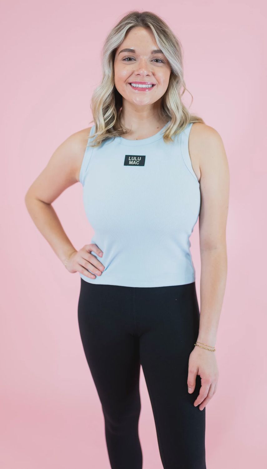 LULU MAC OG TANK-LIGHT BLUE