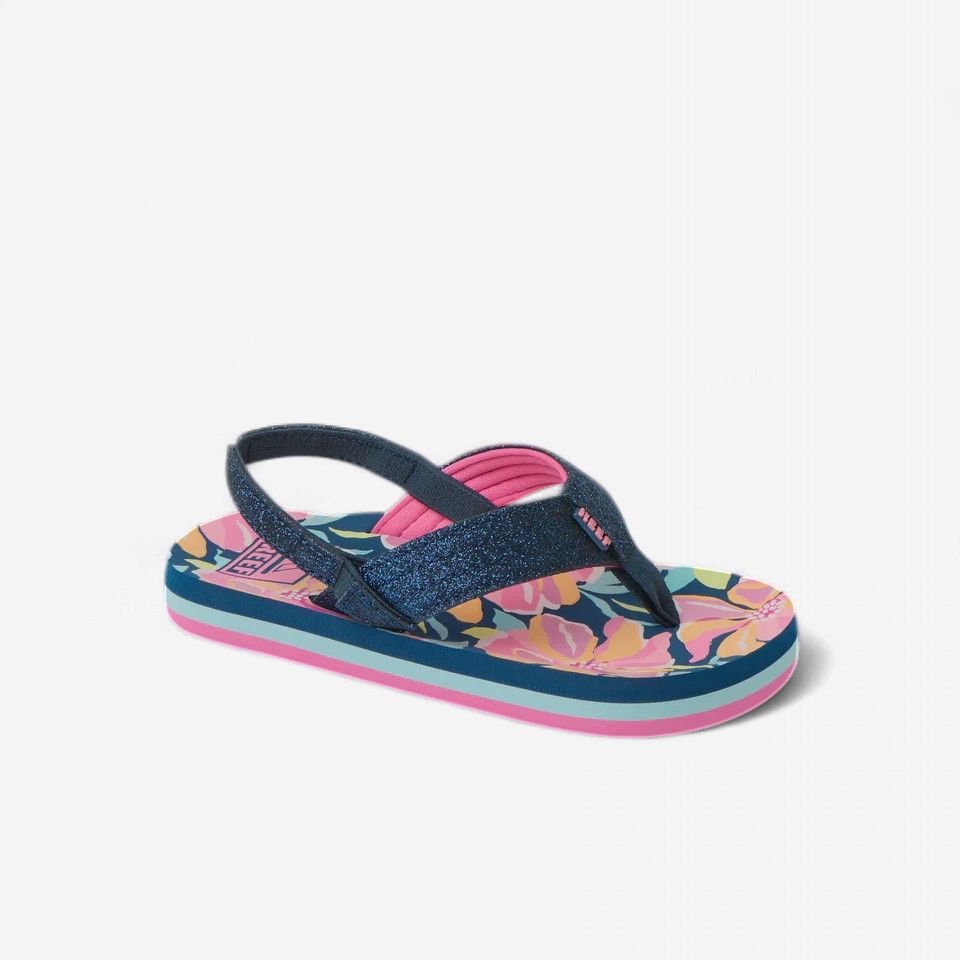 REEF LITTLE AHI-NAVY FLORAL