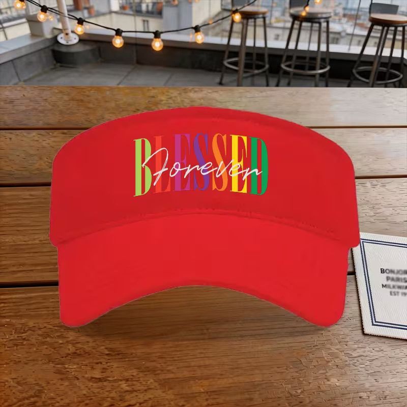 BLESSED FOREVER VISOR-RED