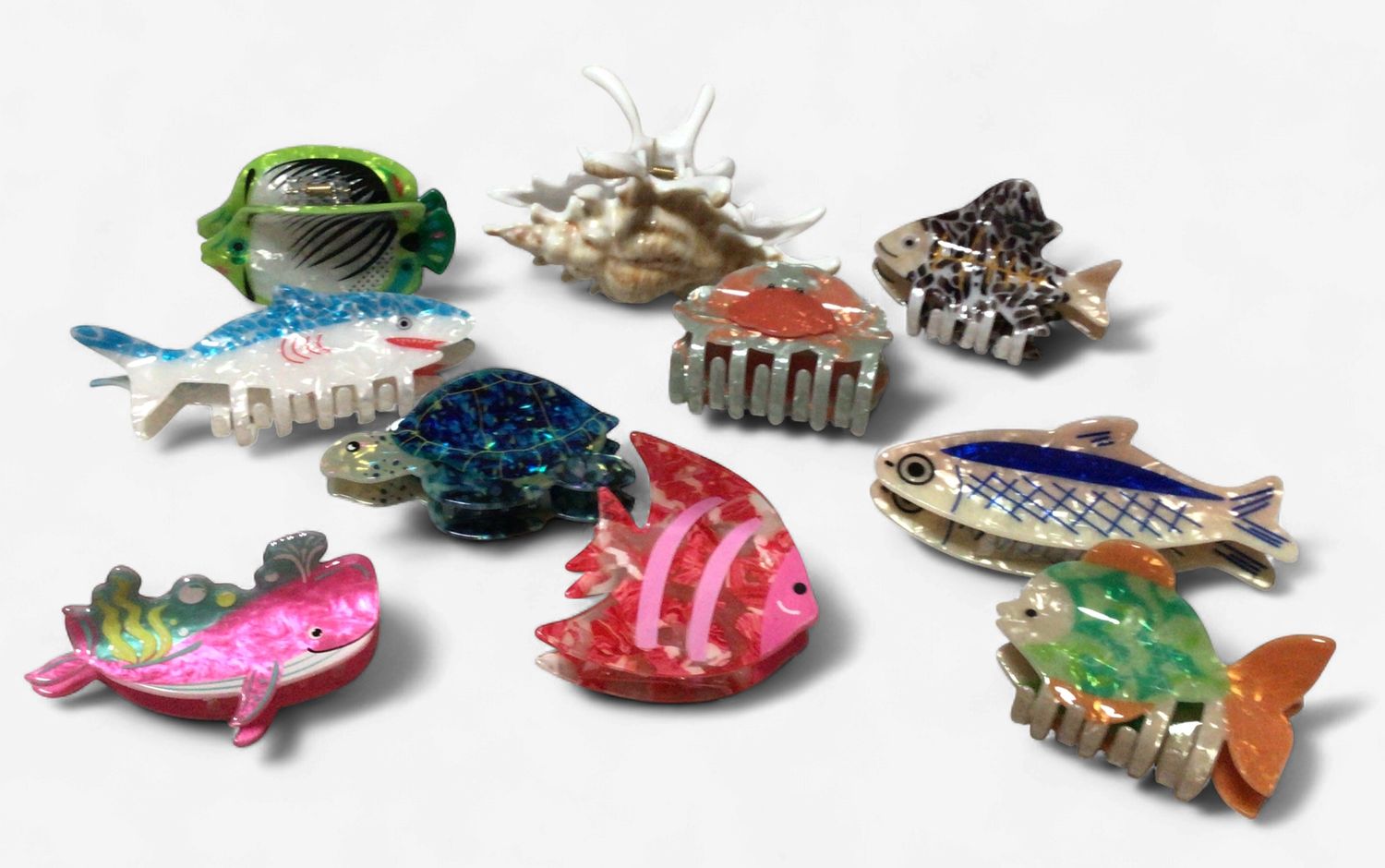 SEA CREATURES HAIR CLIP-ASSORTED